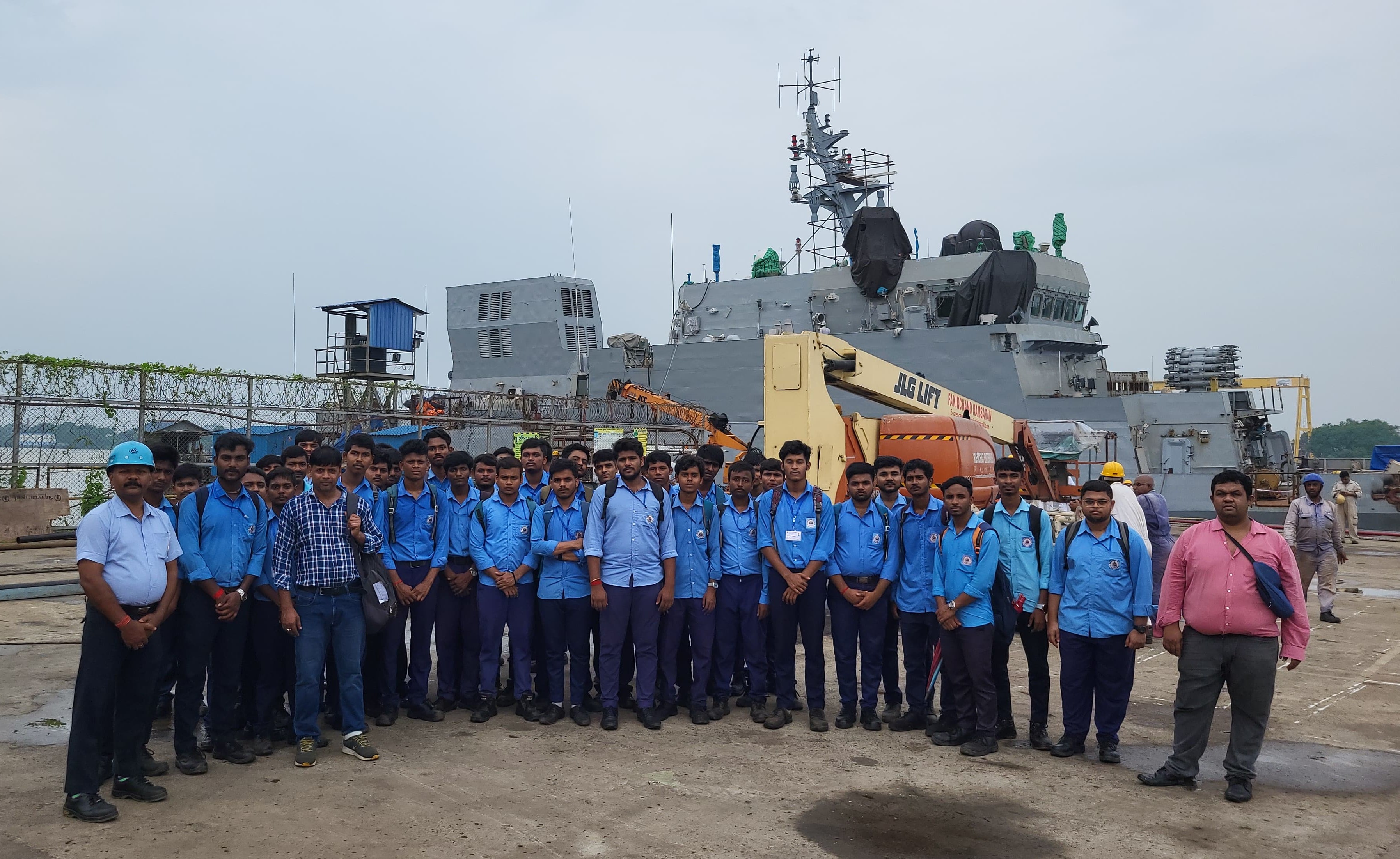 TRAINEES FROM RAMAKRISHNA MISSION SHILPAVIDYALAYA, BELUR MATH VISITED GRSE ON 30 JUN 25 - Thumbnail